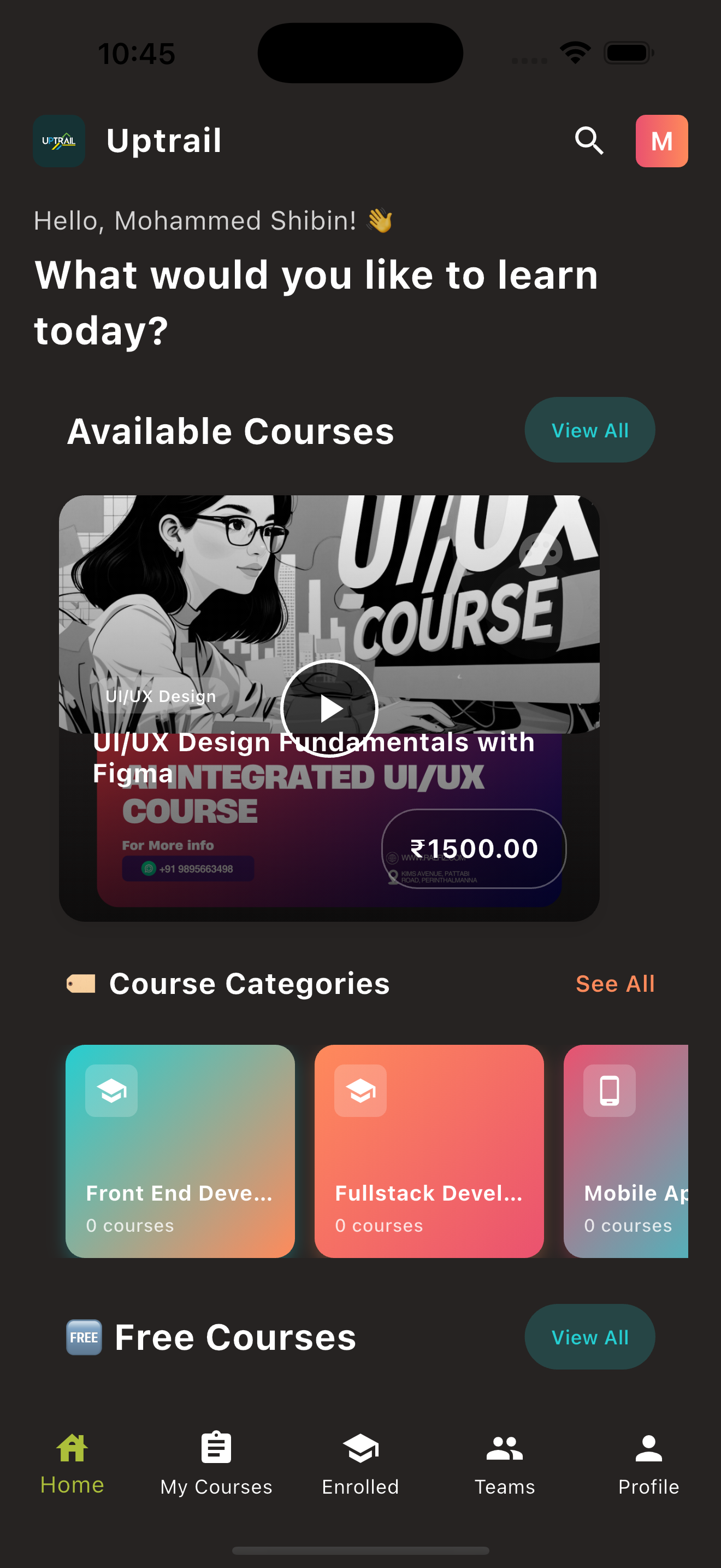 Uptrail App Simulator